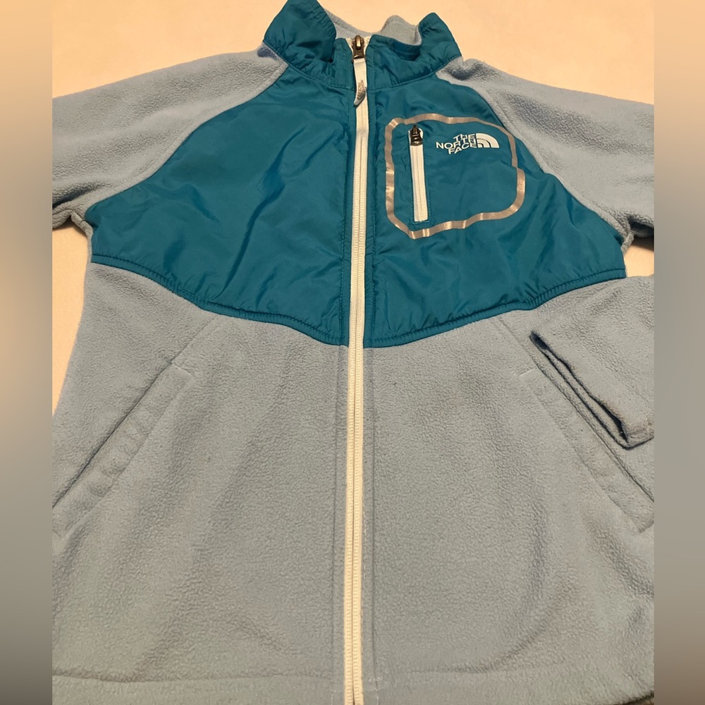 The North Face Kids Blue Fleece Jacket - Picture 2 of 7